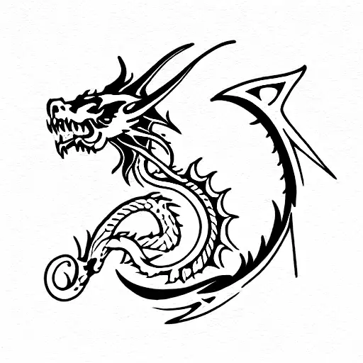 Dragon Floral Books Swords