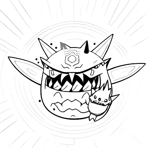 Smiling Gengar Pokemon