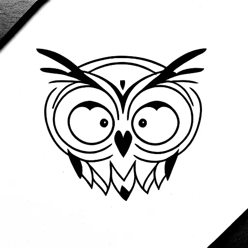 Minimalistic Owl