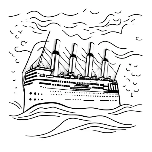 A Mini Titanic Cartoon