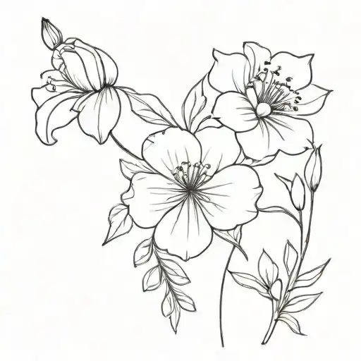 Parents July Birth Flower Kids January Birth Flowers