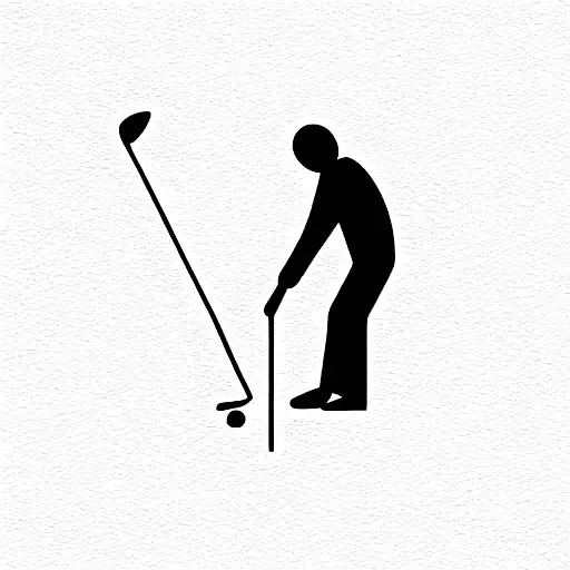 Small Father And Son Golf