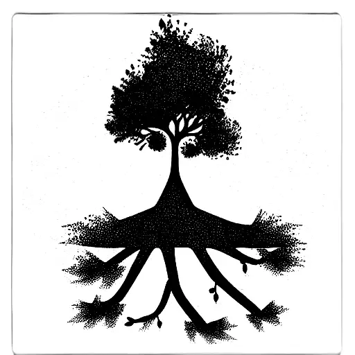 P Shaped Tree With Long Roots