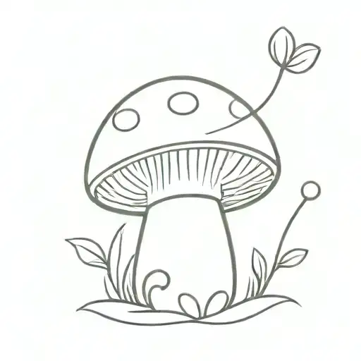 Little Cute Mushroom Guy