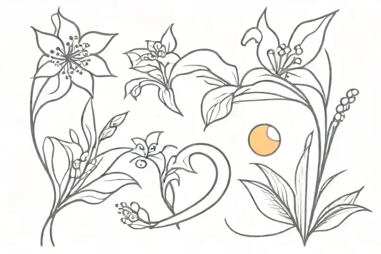 Heart Cupid Angel Wave Lily Of The Valley Sun And Moon