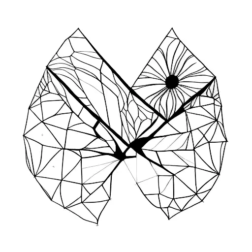 An Abstract Representation Of A Walk In Nature