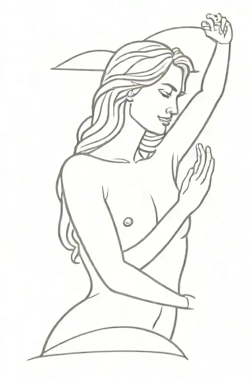 Woman Reaching For The Hem Of Jesus Walking