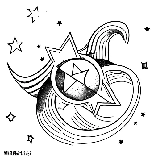 Crescent With Star