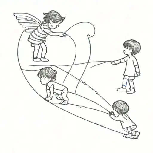 Tiny Children Playing