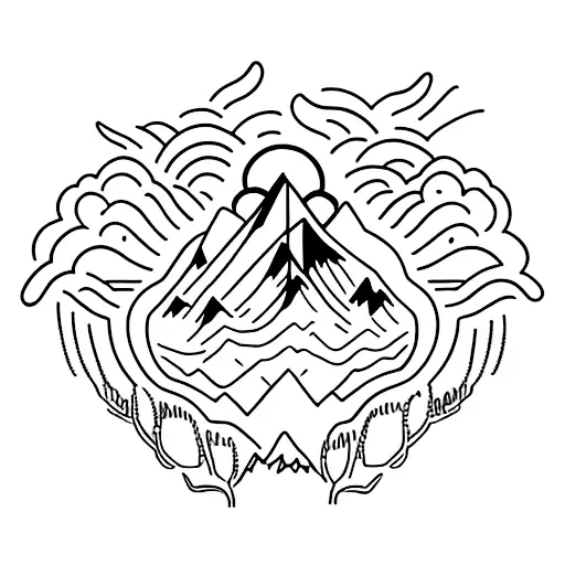 Nature Mountains Daughters Faith