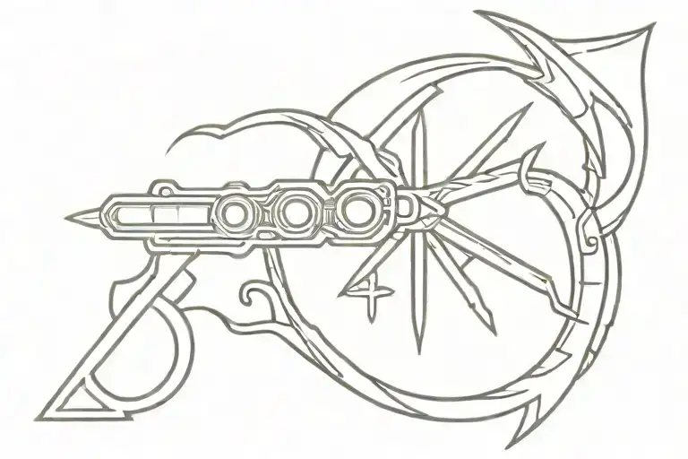 Itachi Uchiha Clan Key Blade