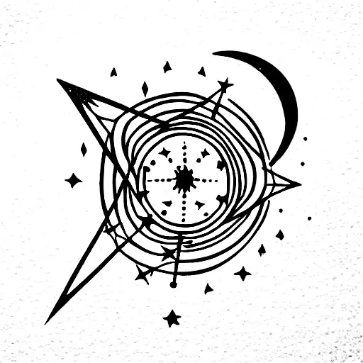 Wand With Expecto Patronum And Phases Of Moon