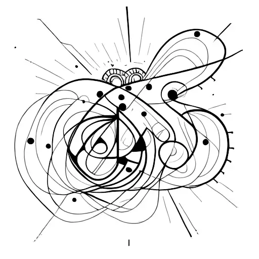 Abstract Design Incorporating The Word 'Friendship'