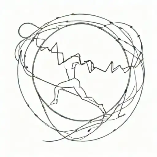 Track And Field In Heartbeat Line