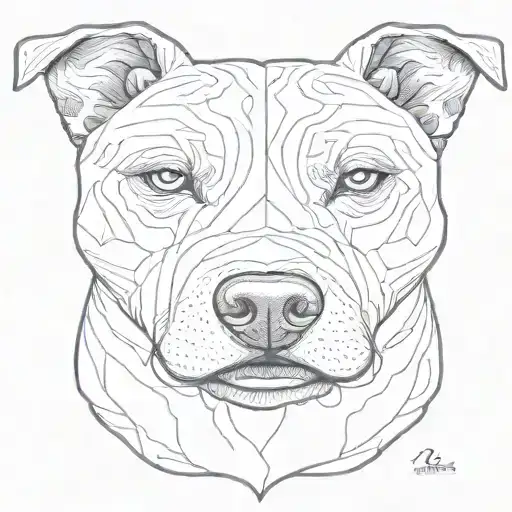 Outline Dog Memorial