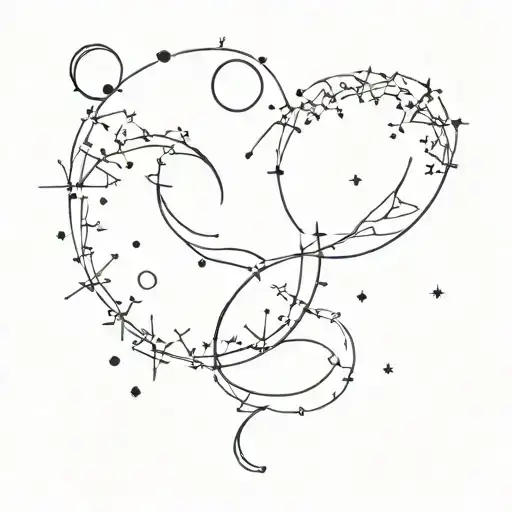 Pisces Taurus Intertwined Constellation