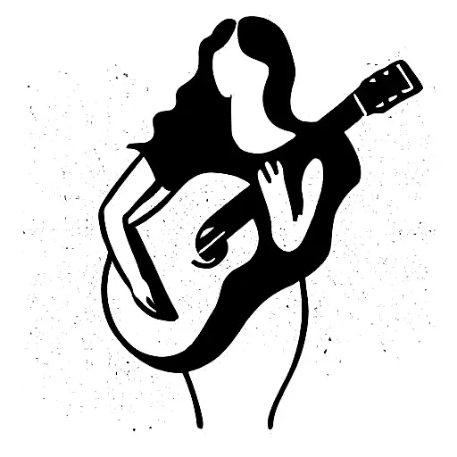 Girl Playing Guitar