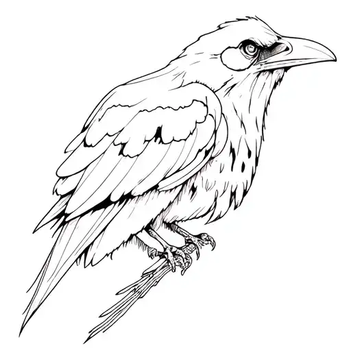 Crow Skull With Amy In Picture