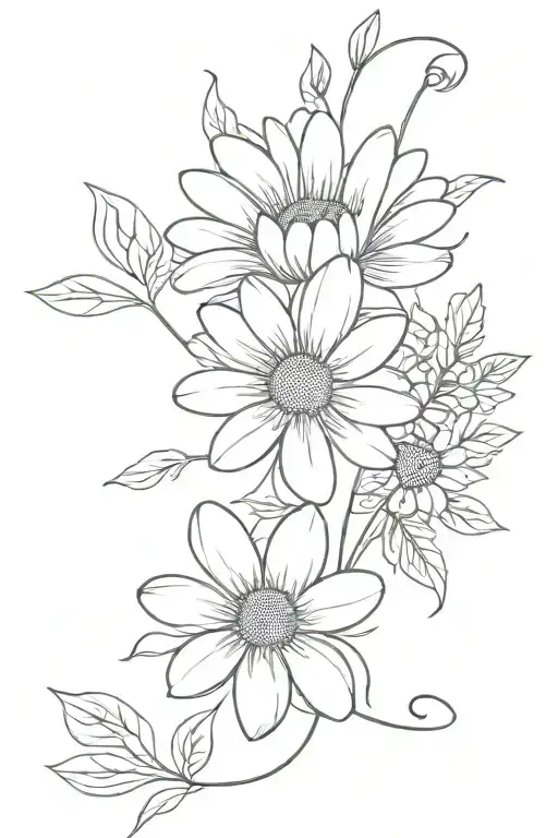 Daisy Flower And Dolche Far Ninente