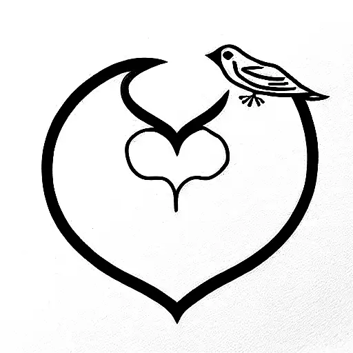 A Heart That Turns Into A Bird
