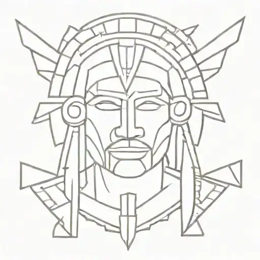 Carribean Aztec Warrior