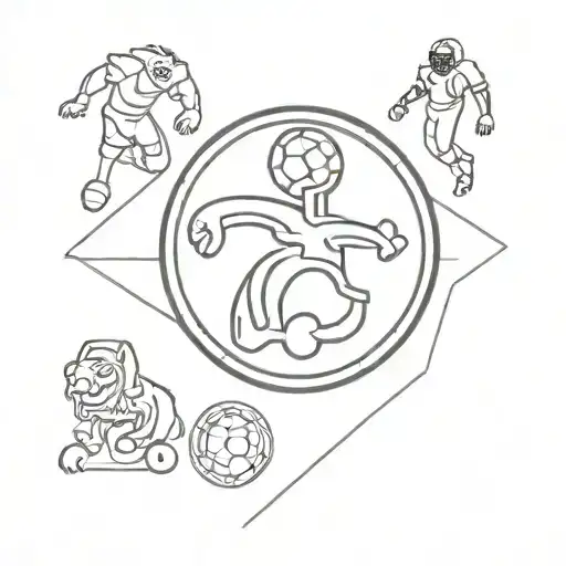 A Logo For A Football Team