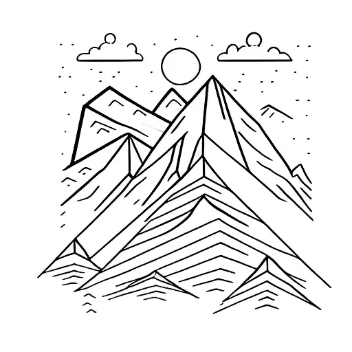 Mountain And Catsle Coming Out Of Book Pages