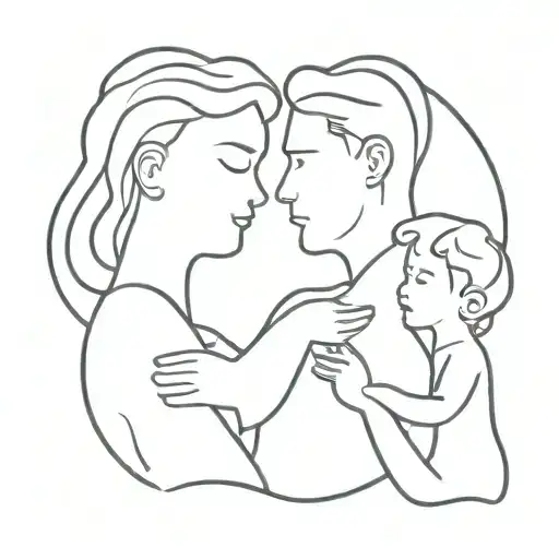 Father Kids Wife Character