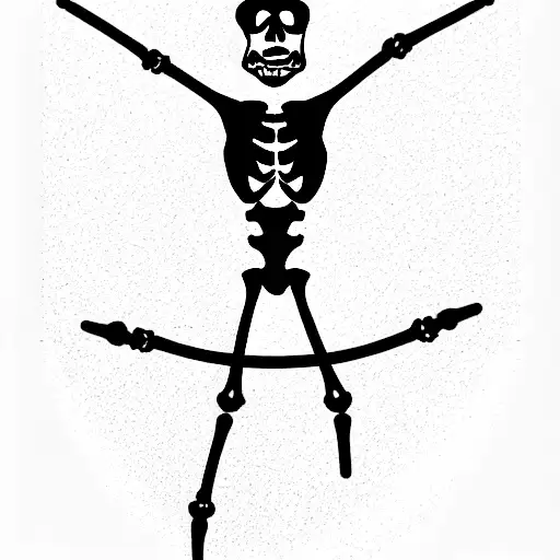 A Skeleton Juggles Heads In A Dance
