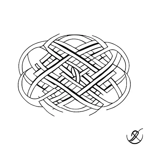 Infinity Symbol Covered By A Tree