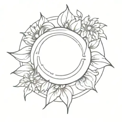 Sun Symbol And January Birth Flower