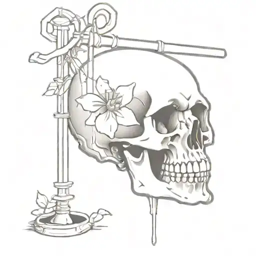 Wishing Well With Skull