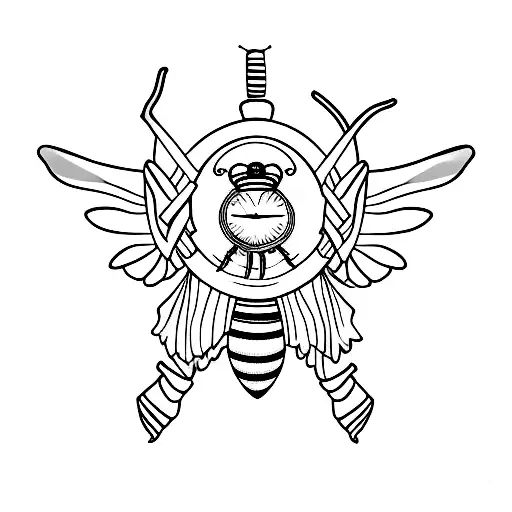 Roman Numerals For November 9 Connected With A Bee