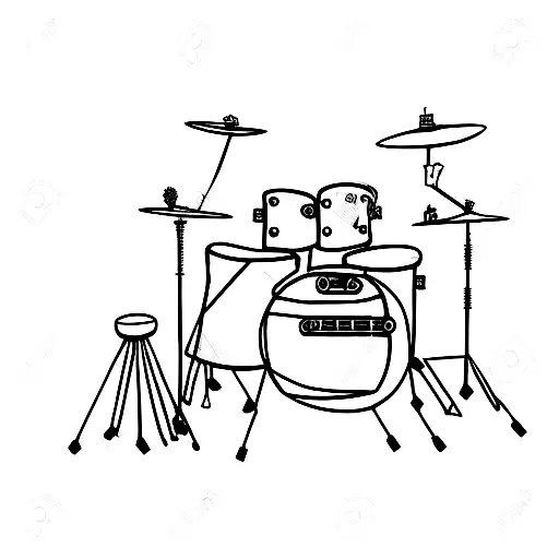 Drumset And Guitar