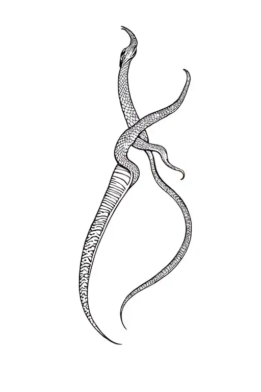 Overthinking Snake Knife Brain Heart