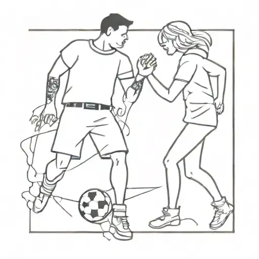 A Football Hooligan And A Female Teacher