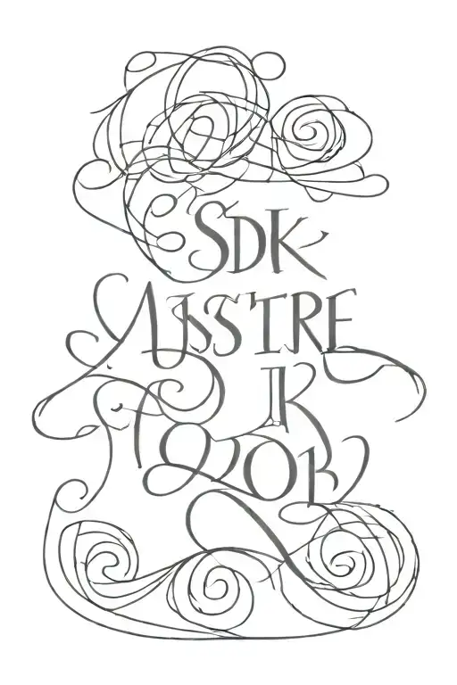 Lettering Asdk