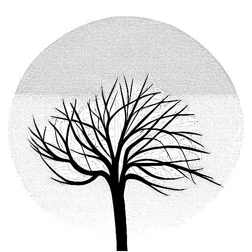 One Line Branched Tree