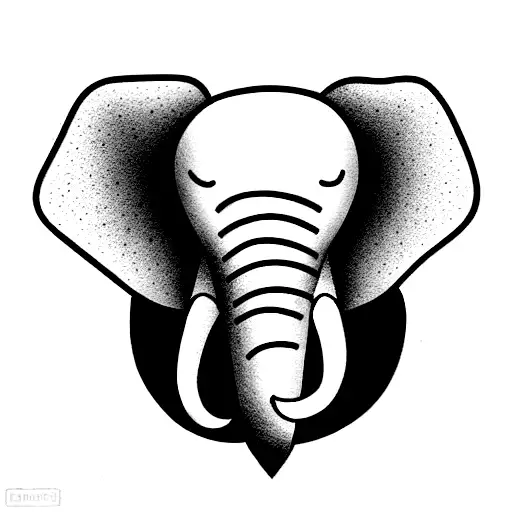 Elephant With Bee