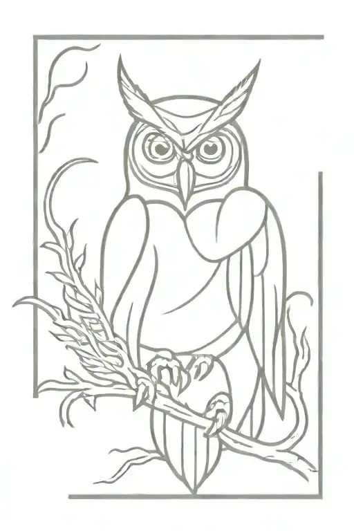 Owl And Dragon Wrapped