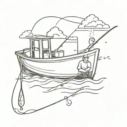 Dad Beer Fishing Boat