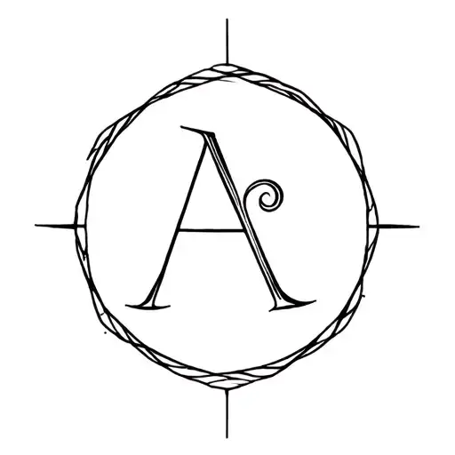 Capricorn With Letter A