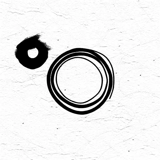 Perfect Circle With Paintbrush