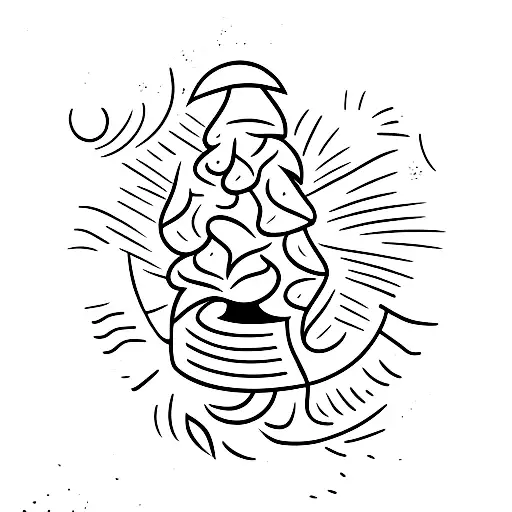 Evergreen Tree On Fire