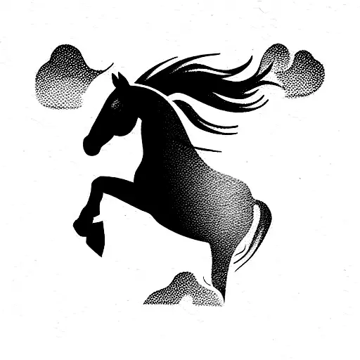 Stamp With Horse Head