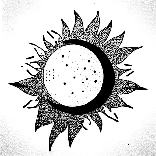 Moon Sun Star Semicolon