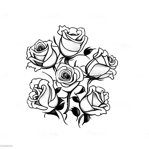 Three Black Cats With Snapdragon And Rose