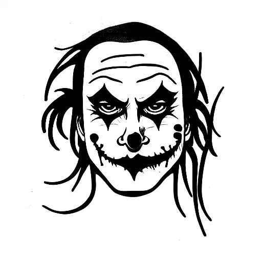 Joker Whit Dreads Hair
