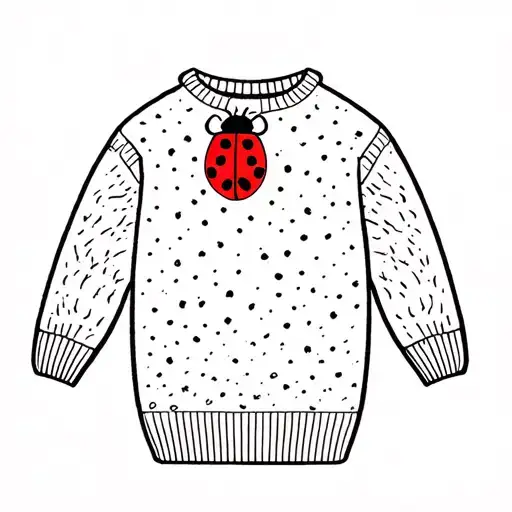 Sweater With Ladybug