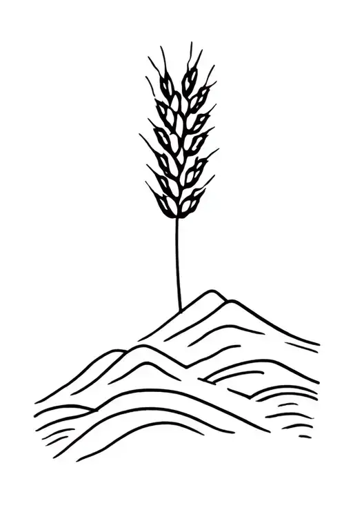 Mountain Waves Wheat